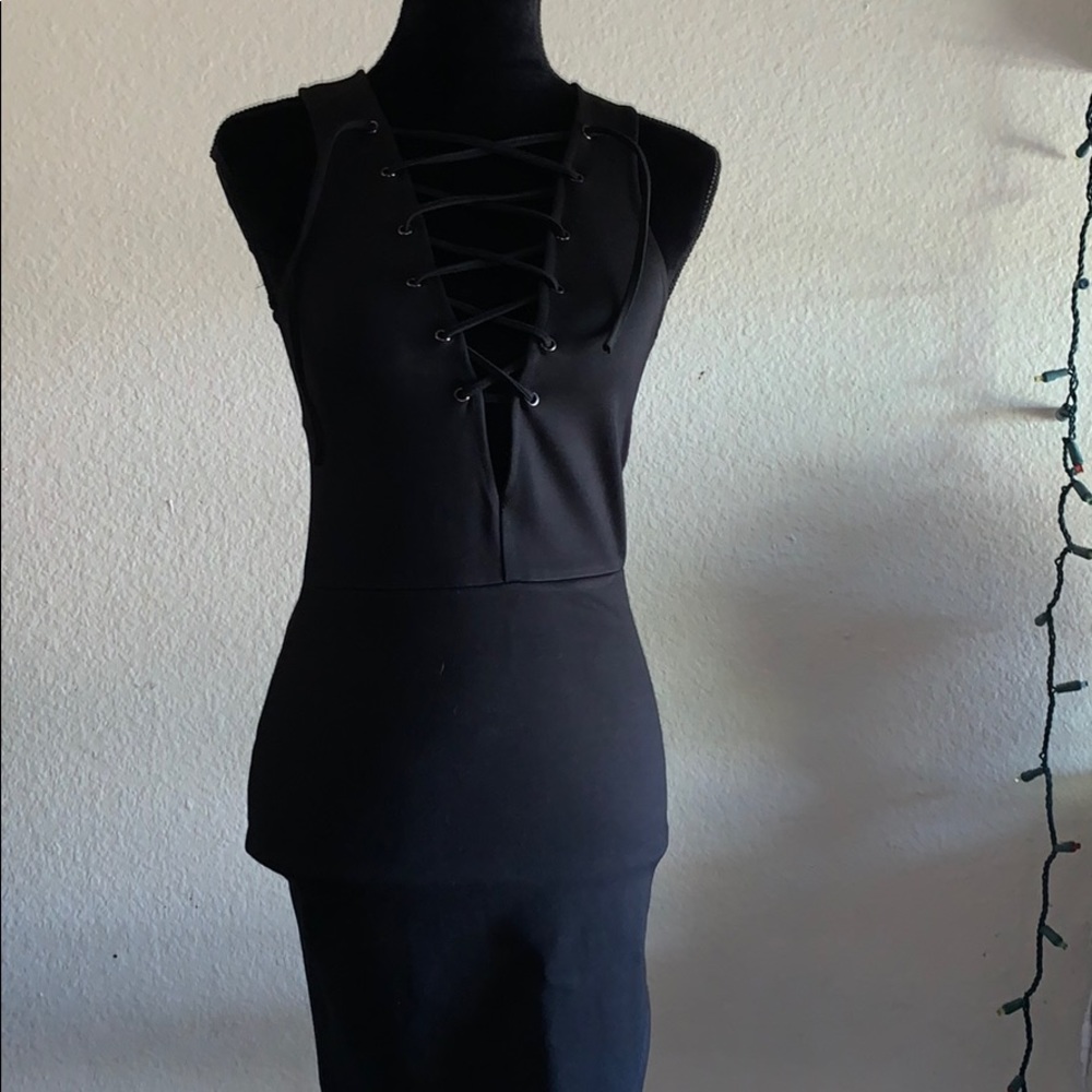 Asymmetrical Body con dress